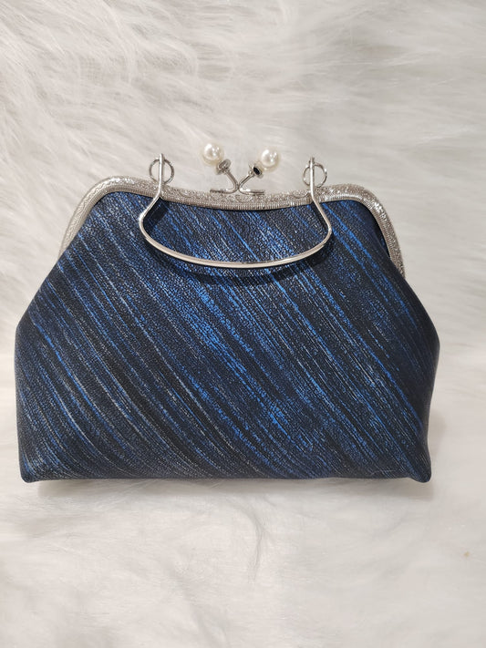 1CB_HH001; CROSSBODY BLUE STRIPE BAG