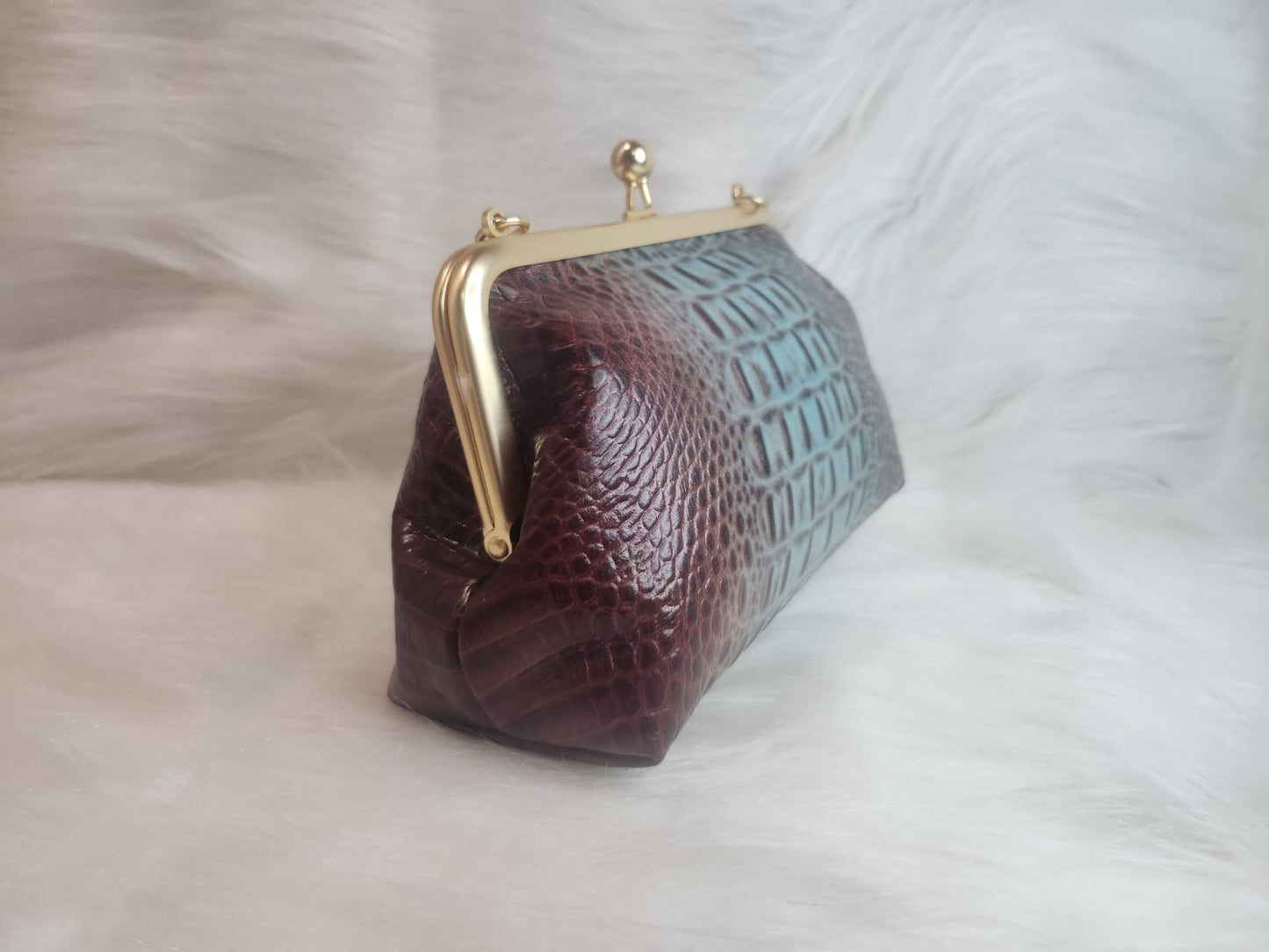 1CB_SF004; CROSSBODY BROWN/GREEN BAG