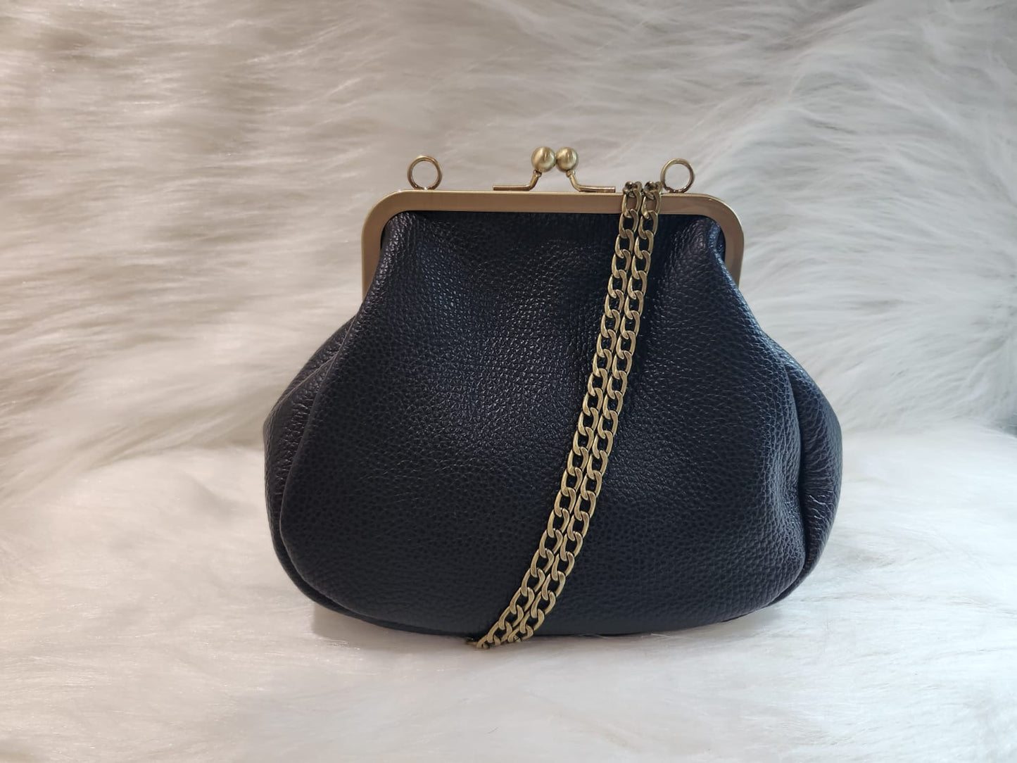 1CB_RC004; CROSSBODY BLACK TOGO BAG